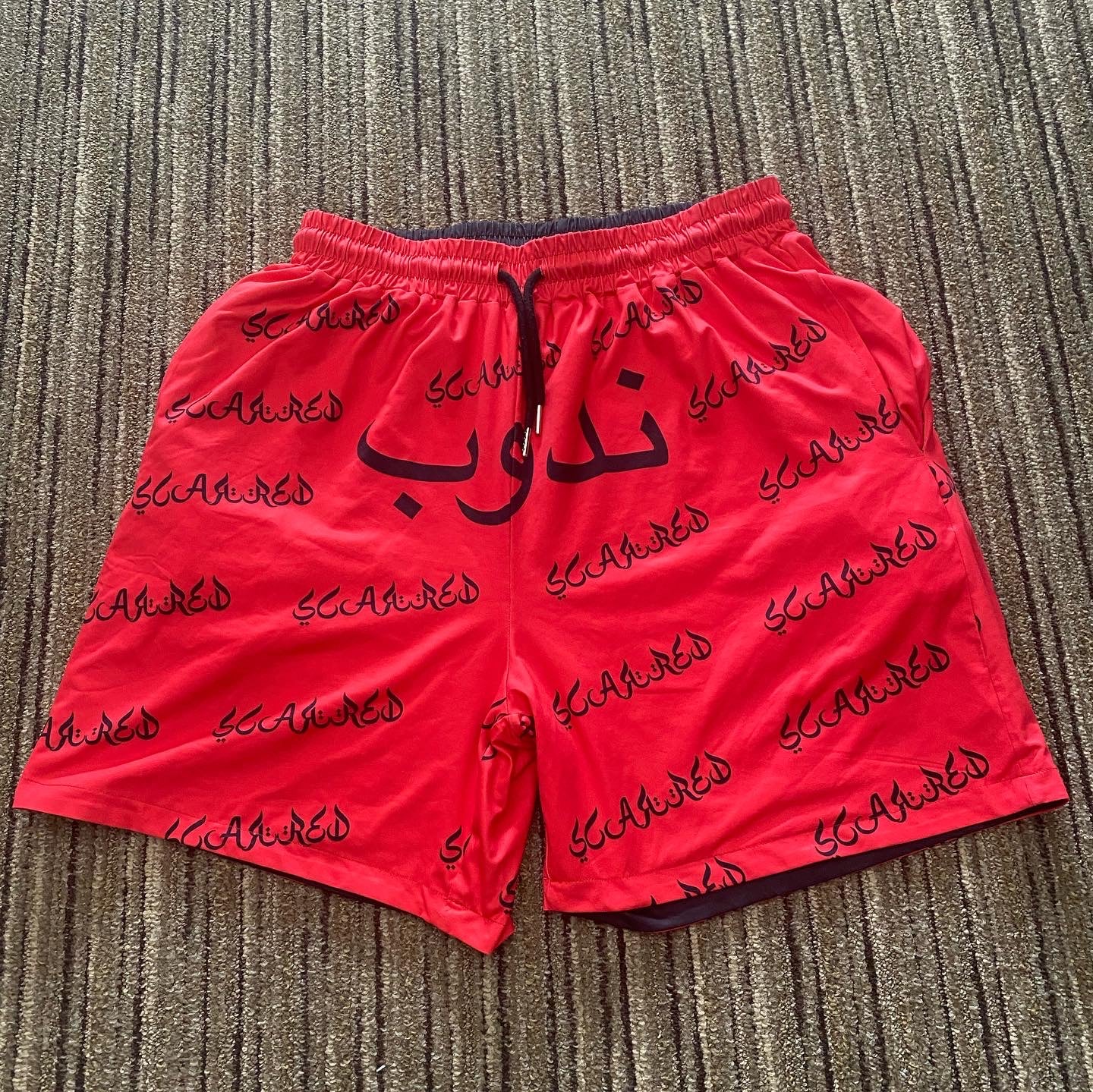 Scarred Reversible Shorts
