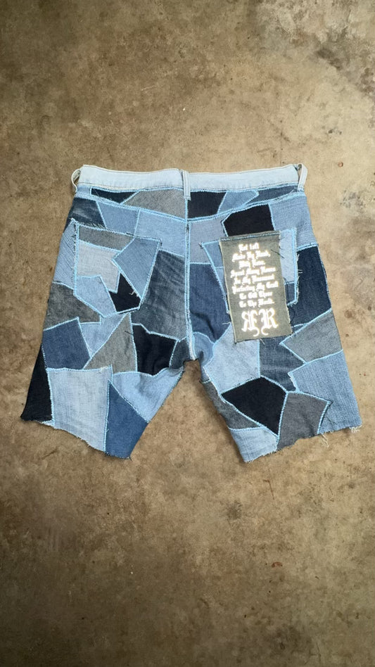 Mosaic Patchwork Shorts